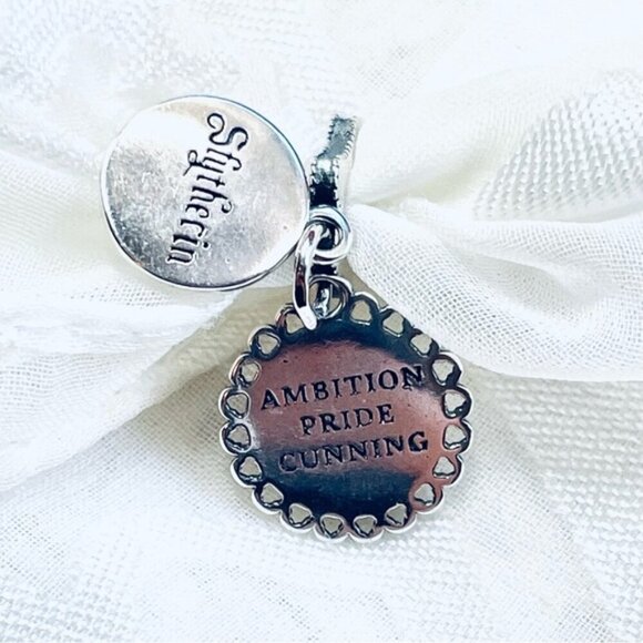 ⚡ Lot of 2 Harry Potter Dangle Charms – Slytherin &  Deathly Hallows✨ - Picture 9 of 13